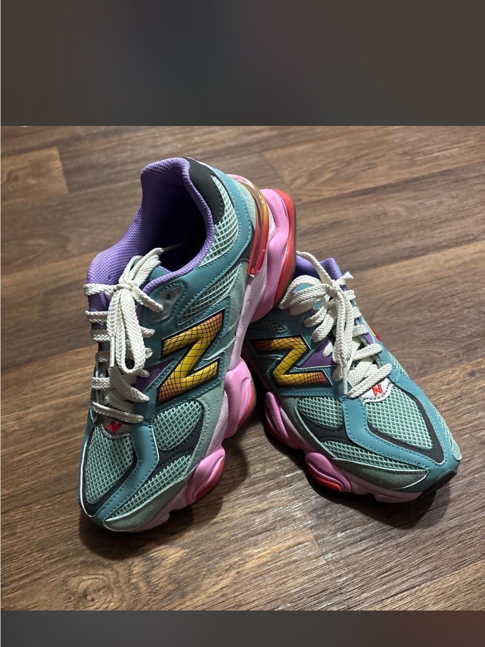 New Balance Women's Teal, Pink & Purple Chunky Runner Sneakers